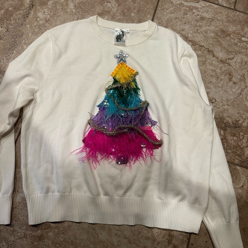 Queen of Sparkles Christmas Tree Sweater